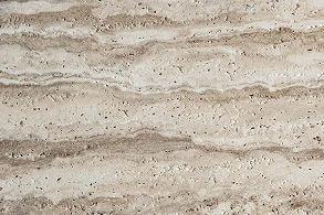 Travertine natural stone surface texture for Houston patio installations — Iconic Upscale