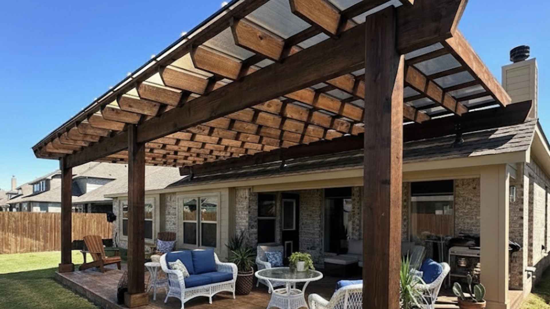 Custom Patio Cover in Houston TX