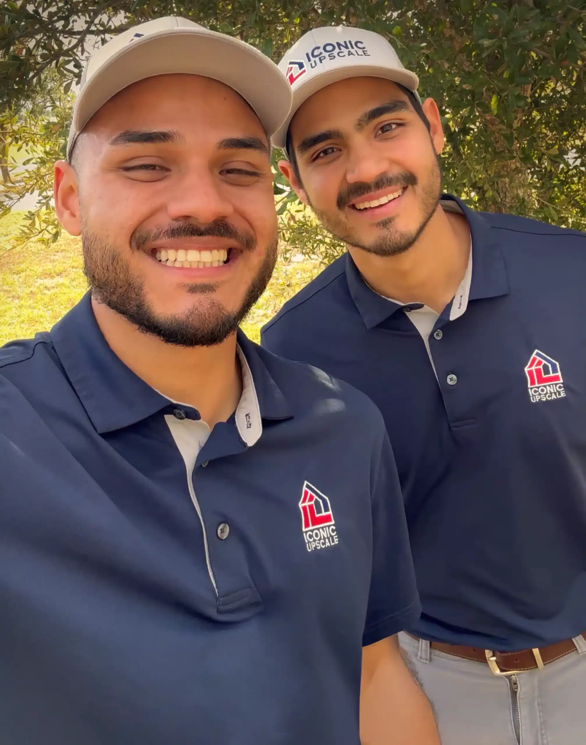 Fabian and David Romero — founders of Iconic Upscale outdoor living contractor Houston Texas.