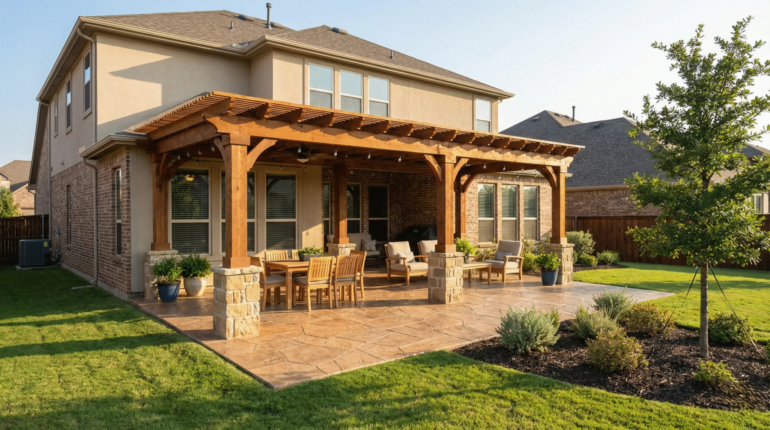 Custom cedra pergola houston