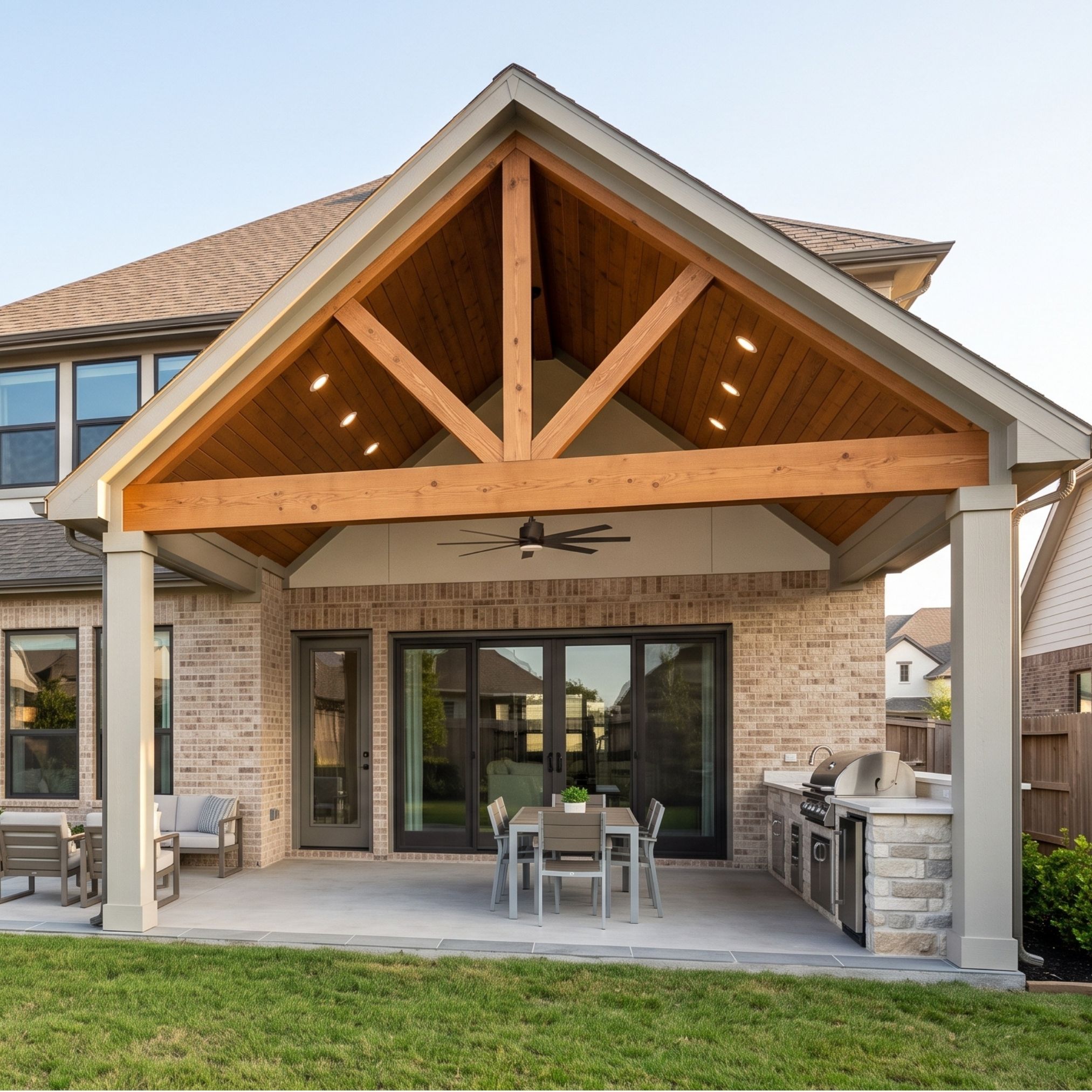 Patio cover and kitchen outdoor Elyson TX